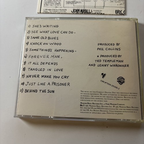 Eric Clapton - Behind The Sun (CD, 1985) Japan Wpcr-1159 - Picture 4 of 6