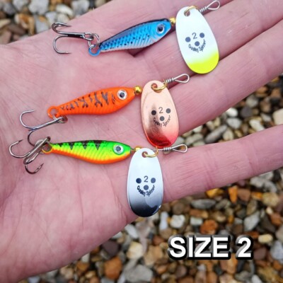 Hecht Lachs Forelle Barsch Angeln Spinner langer Wurf gewichteter Körper 11 Gramm x 3