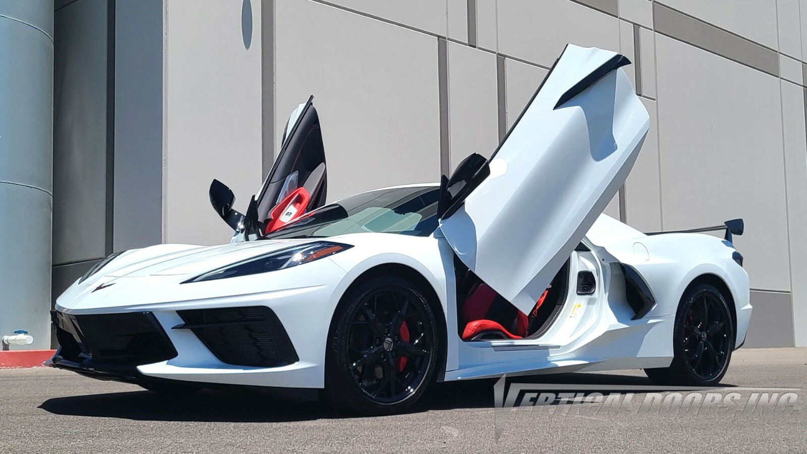 Chevy Corvette C8 2020-2026 Vertical Doors INC. Bolt on Lambo Door Kit -IN STOCK
