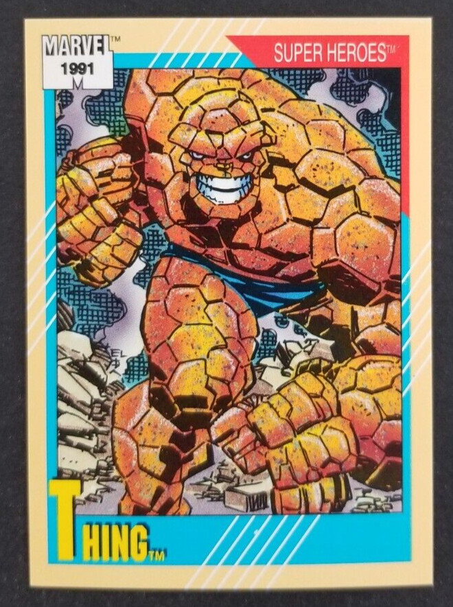 Thing 1991 Superheroes Marvel Impel Card #3 (NM)