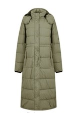 Hunter Intrepid Insulated Long Puffer Coat Uk 16 Rrp £295
