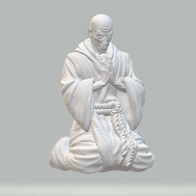 Willowbrook - WB1017 - Male Monk - 28mm - Resin - w/o Base