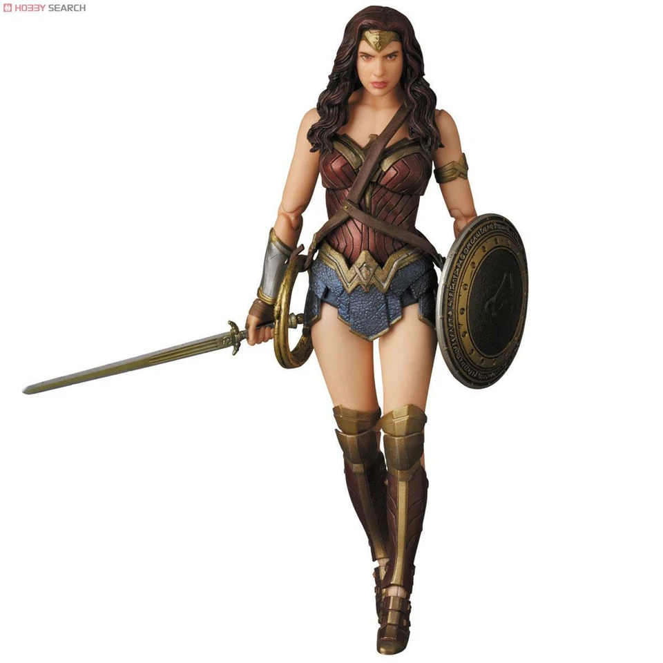 Wonder Woman Figure MAFEX No.024 Batman vs Superman The Birth of Justice Toy - Image 3 of 4