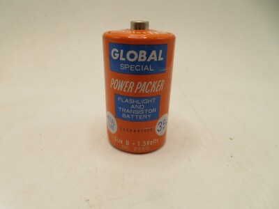 VINTAGE  Global Special Power Packer  Battery Size D  NO  2050 NO POWER LEFT