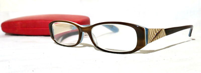 Jill Stuart JS250-1 eyeglass frame 50-15-130  Brown plastic eyewear glasses
