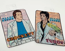 Vintage Miami Vice Prism Coin Op Vending Sticker Lot Crocket Tubbs 1980's