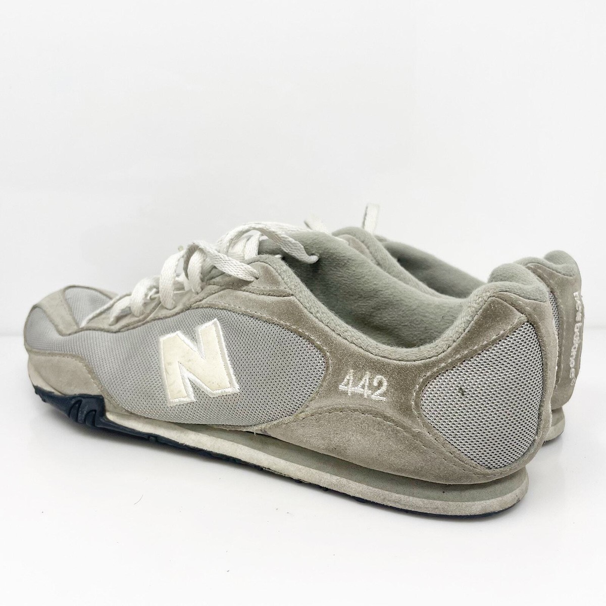New Balance Womens 442 WL442GS Gray Running Shoes Sneakers