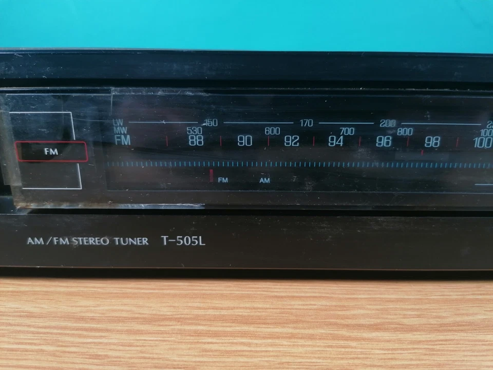 Sansui T-505L Sintonizador AM FM Estéreo HiFi Separado De Colección Hogar Radio Audio Negro Foto 4 de 4