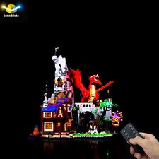Image of LED Light Kit for LEGO® Dungeons & Dragons: Red Dragon's Tale 21348 Set (Remote)