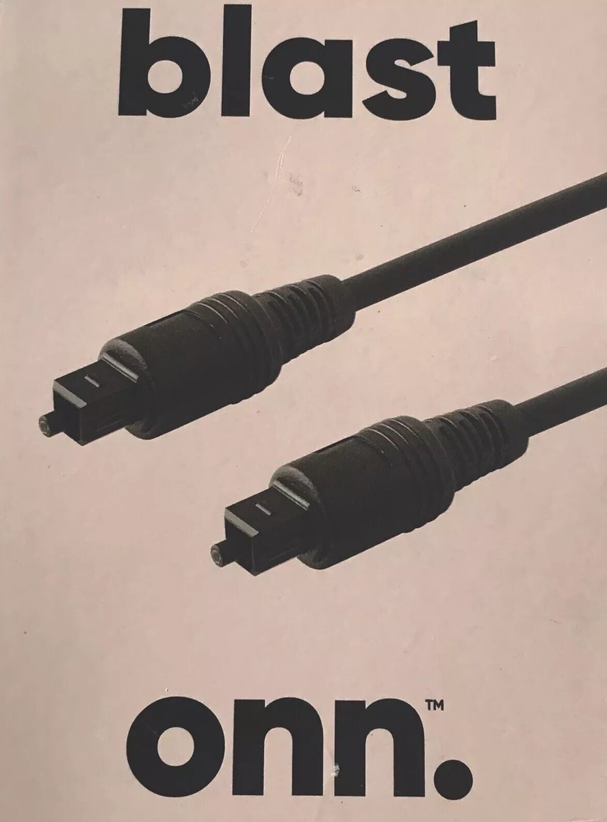 BLAST ONN Optical Cable For Sound Bars TVs Gaming Systems