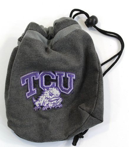 TCU Horned Frogs Golf Lot of 5 Golf Items Head Covers, Divot Tools, Towel & Bag - Picture 3 of 8