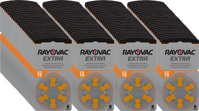 600x Rayovac Hörgerätebatterien 13 Extra Advanced 1,45V 310mAh 13AU-6XEMF