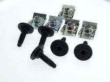 5x Torx T30 Schrauben M6 mit Blechmutter für Alfa Romeo Fiat Lancia Renault usw