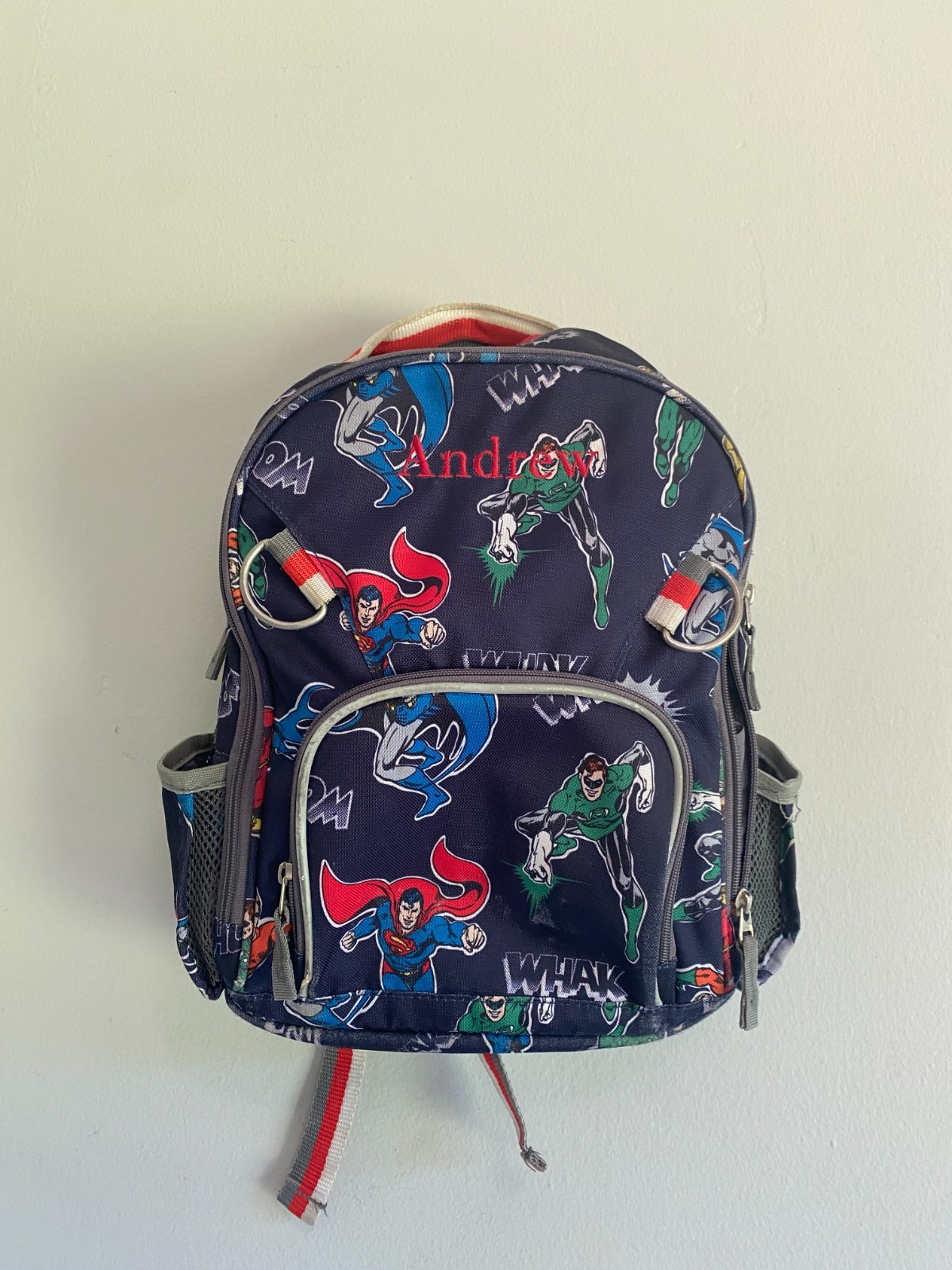 Superman Marvel Comic Kids Backpack - Sport Travel Bag for Boys