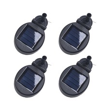 4X Solar Powered Replacement Box With 120mA Solar Panel For Garden Lights NEW~ N
