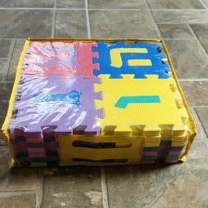 Hebrew Letters Foam Puzzle With Carry Case