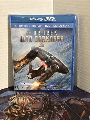Star Trek Into Darkness (Blu-ray 3D/Blu-ray/DVD, 3-Disc Set) NEW See Descrip