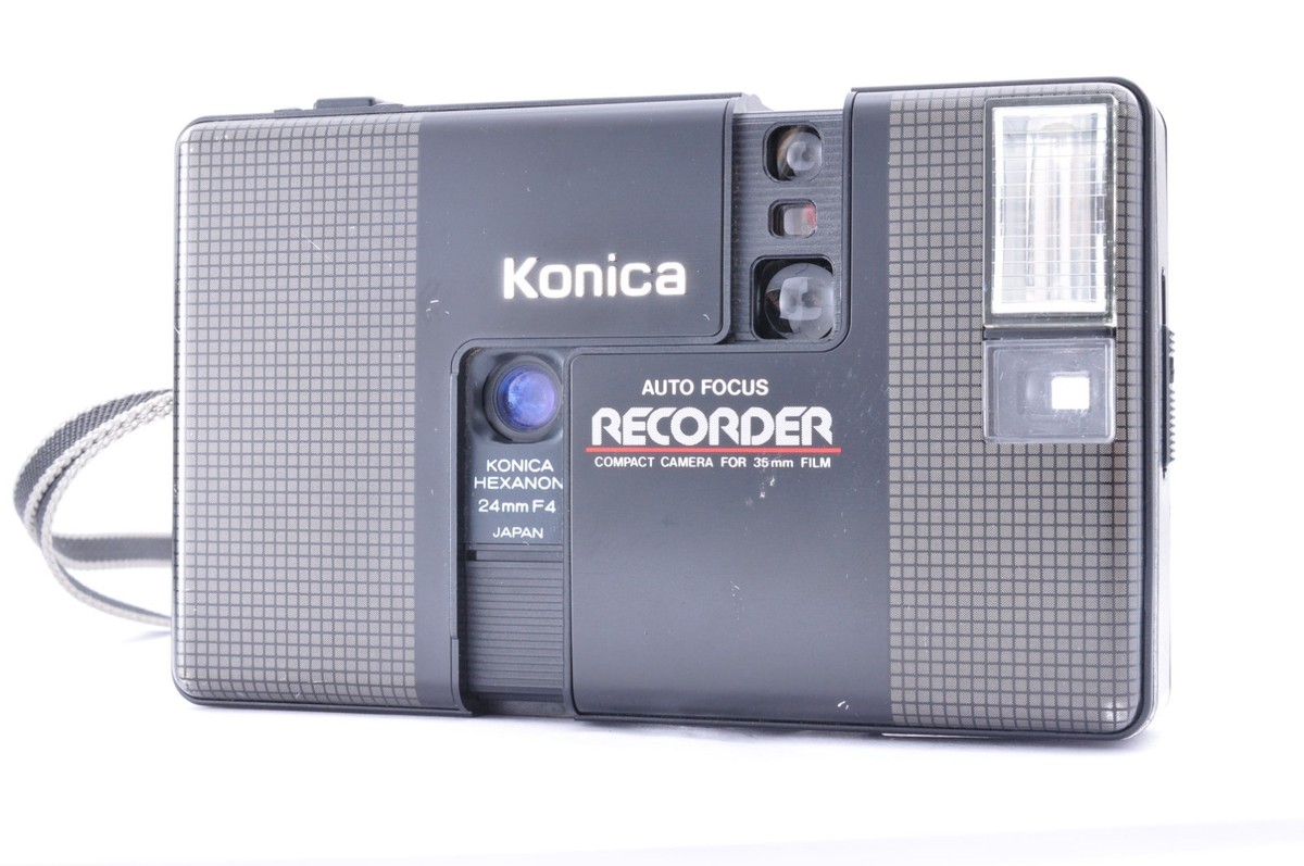 Konica Recorder Black Half Frame Point & Shoot Film [Exc+5] camera