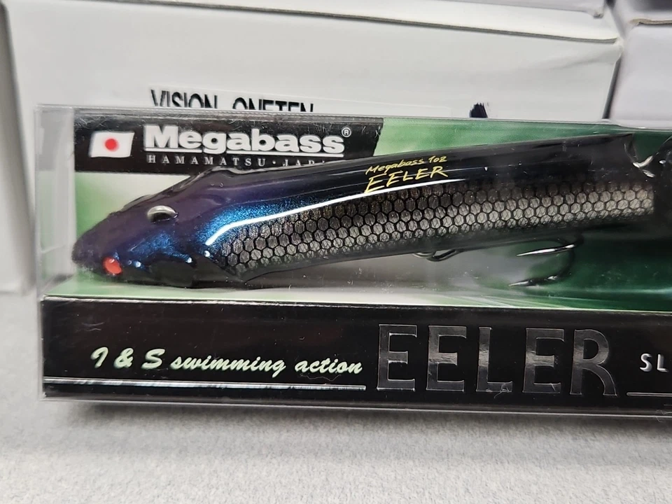 Megabass EELER Crawler Bait...Black Eel...Japan Exclusive...NIB!!! - Image 2 of 4