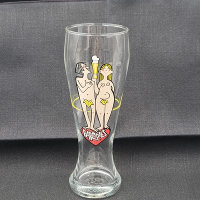 Ritzenhoff Beer Glass Cup Hassler 2003 1020043 Paradies Paradise Nude Adam Eve