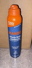 Mando Men s Whole Body Pro Sport Deodorant 72 Hr Invisible Spray 3.6 oz