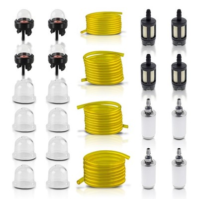 For Poulan Weedeater Chainsaw 4 Sizes Tygon Fuel Filter Line Primer Bulb Kit Set
