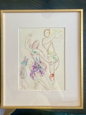 Original Marc Chagall Lithograph.  “The Ballet Of Daphnis and Chloe”