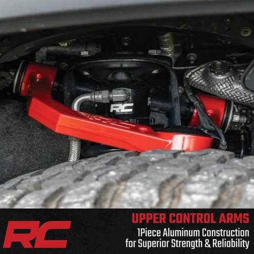 Rough Country Forged Red Aluminum Toyota Tacoma (2024-2025) 3.5" Lift 2-Pack - Picture 3 of 6