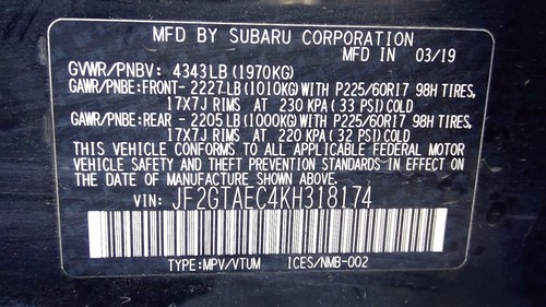 AC Compressor Manual Temperature Control Fits 18-19 XV CROSSTREK 1397945 - Picture 6 of 7
