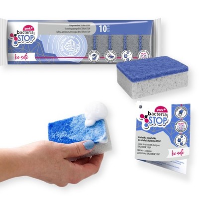 York Spülschwamm 10er Set Topfreiniger Mit Antibakteriellen Eigenschaften Hyg...