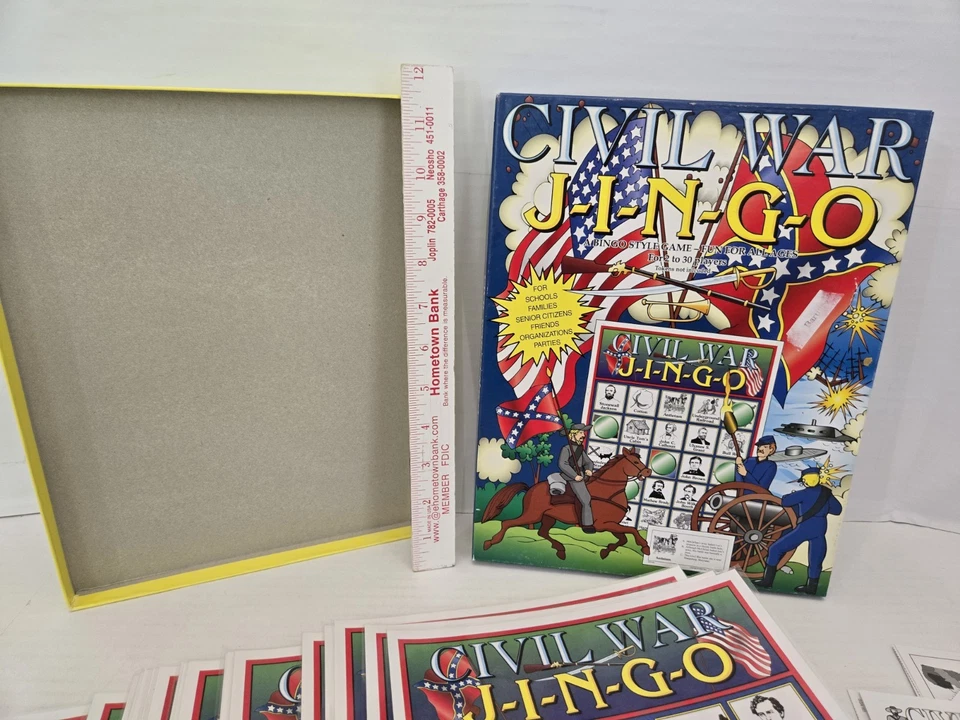 Civil War Jingo Bingo Style Game 2-30 Players FREE SHIPPING - Image 2 of 4