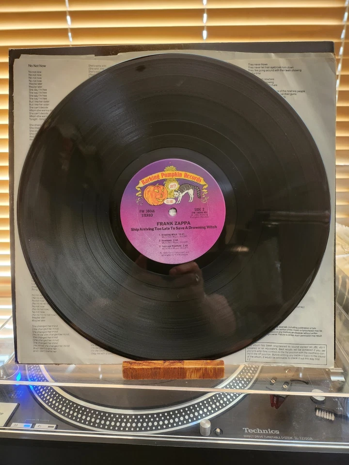 Frank Zappa, Ship Arriving To Late To Save A Drowning Witch, 82 1st Barkg Pumkin Foto 4 de 4