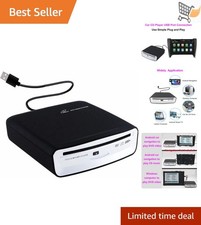 External Car CD Player USB Portable for Vehicles SmartNavigation Plug Play