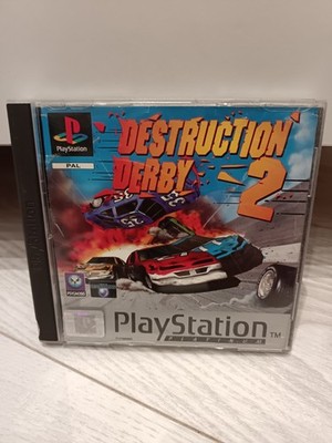 Destruction Derby 2 Platinum Sony PlayStation PS1 Big Box PAL Komplett