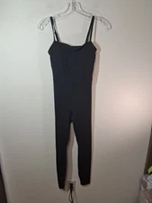 NWOT All In Motion Body Suit Capris Length Stretch Black Women's Size XS