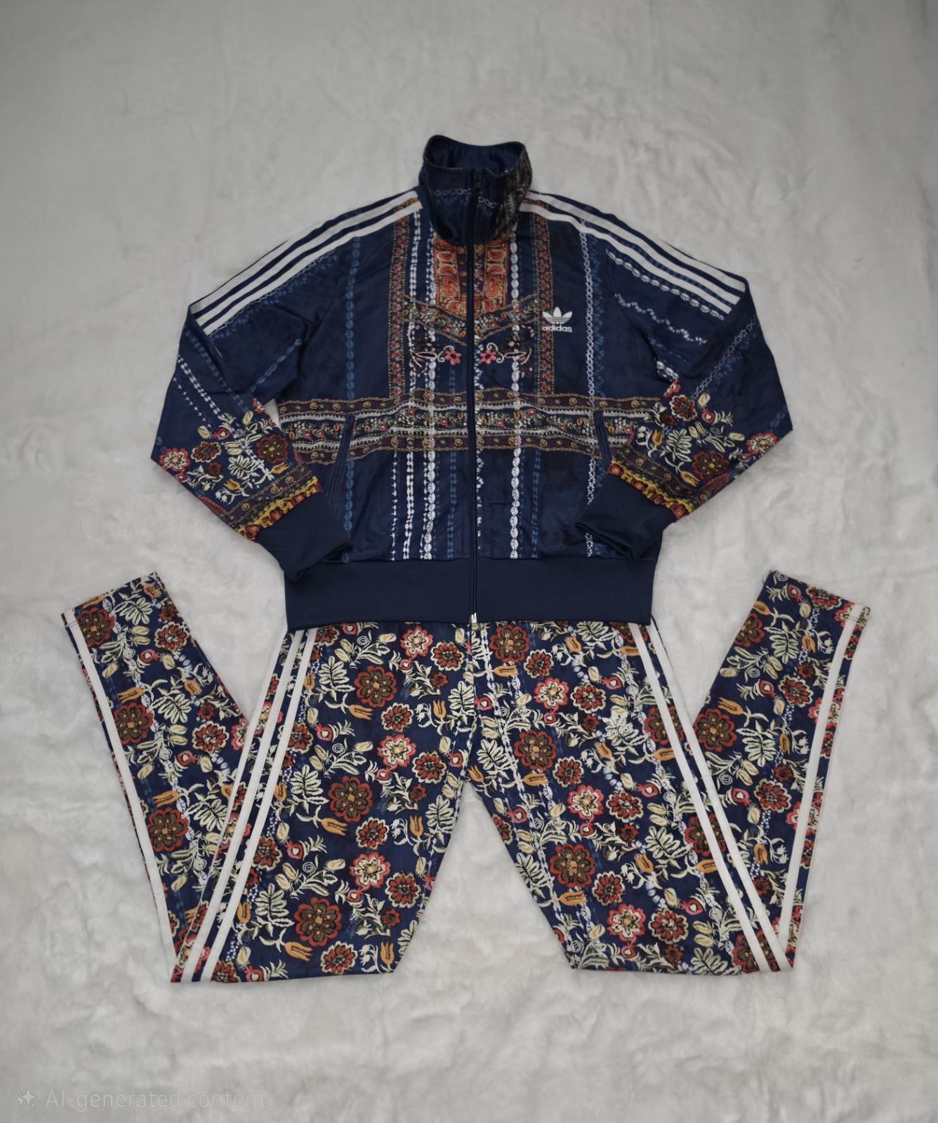 Adidas x Farm Rio Cirandeira Firebird Track Jacket, Pullover, & Leggings | L image 9