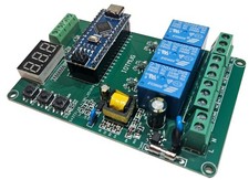 3 Way AC Light Chaser Controller Board, 110 240VAC, 99 Built-in Modes, Up