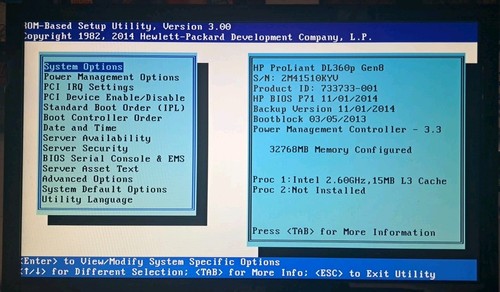 HP Proliant DL360p Gen 8 - 8 Drive Bay Xeon E5-2630 V2 @2.6 GHz - 32GB RAM - Picture 3 of 16