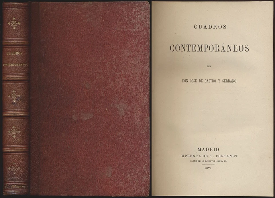 Castro y Serrano, Cuadros Contemporáneos. - Bild 1 von 1