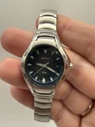 Vintage Seiko Women’s 100M Sport Watch Blue Dial Stainless Steel Quartz Runs