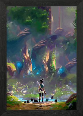 Brücke der Geister Gerahmtes Wandbild Poster Leinwanddruck Bild