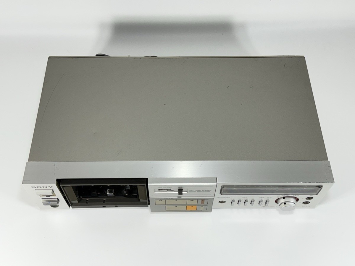 その他 Sony TC-FX4 Vintage 1980's Sony TC-FX4 Silver Stereo Cassette Deck ~ WORKING