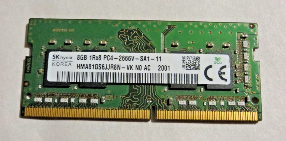 8GB SO-DIMM DDR4 SDRAM Computer RAM for sale - eBay