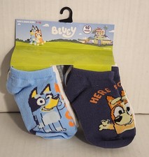 BLUEY KIDS 10 PAIR SOCKS SIZE 7-10
