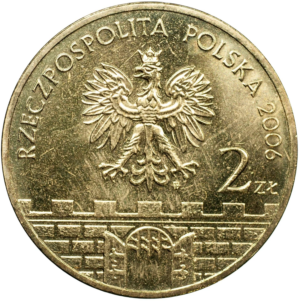 Poland Coin 2 złotych. 2006 (KM#Y.550 Unc) Historical City Sandomierz - Image 2 of 3