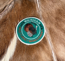 1988 BRAND NEW MICHIGAN DNR SUCCESSFUL TURKEY HUNTER PATCH -DEER-BEAR-ELK