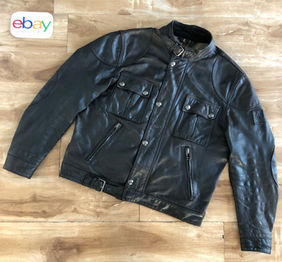 Belstaff RACEMASTER leather  jacket, new generation, antique black, size XL
