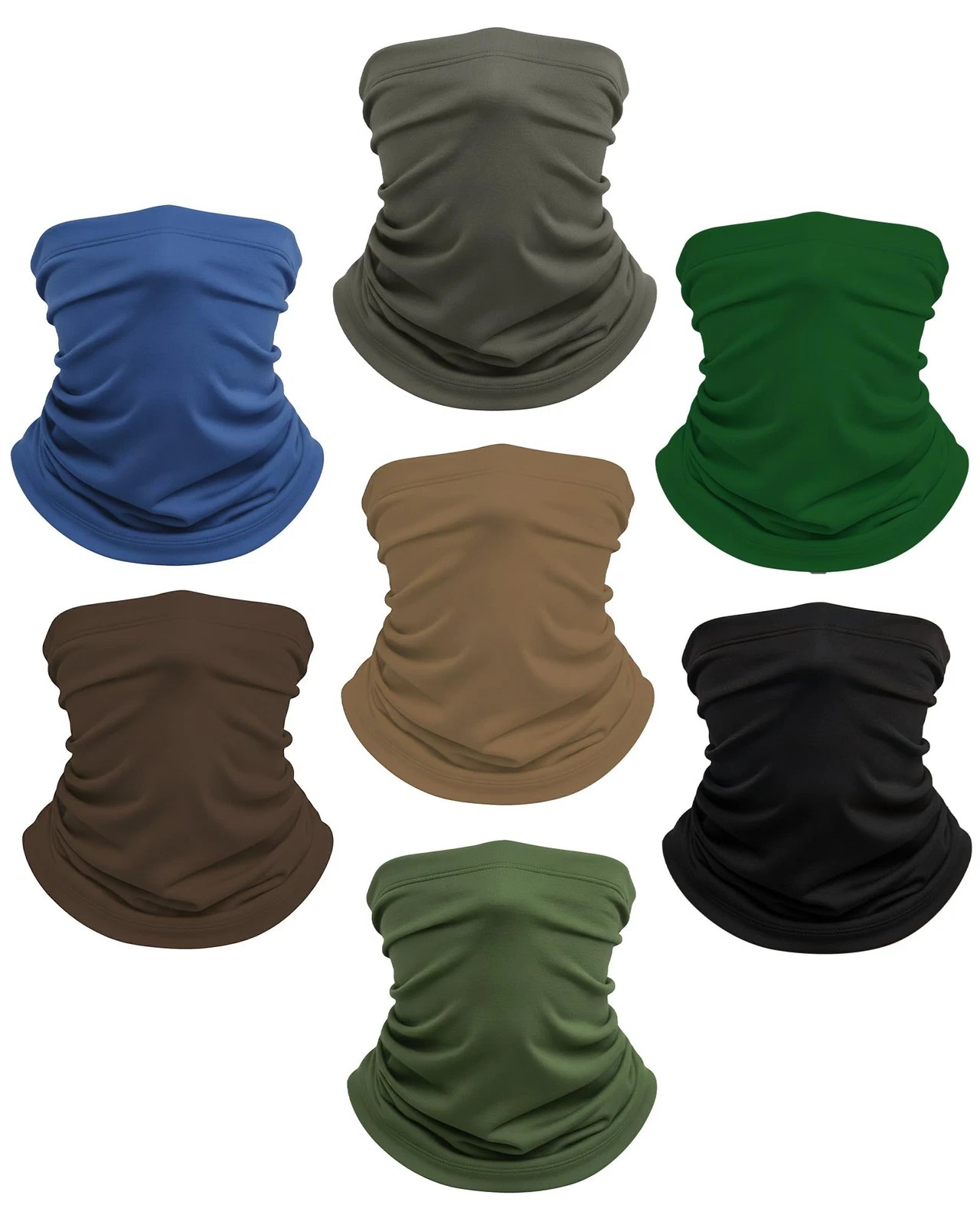 Motorcycle Neck Gaiter, 7 Pack Cooling UV Protection, Bandana Face Mask Scarf...