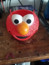 2005 Elmo Halloween Sesame Street Blow Mold Trick -Treat Bucket Pail Free Ship!