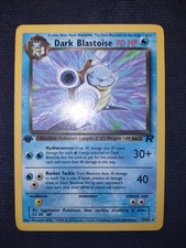Dark Blastoise 20/82 1st Edition Pokemon Trading Card Game Team Rocket LP